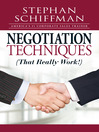 Negotiation Techniques (That Really Work!) (eBook)